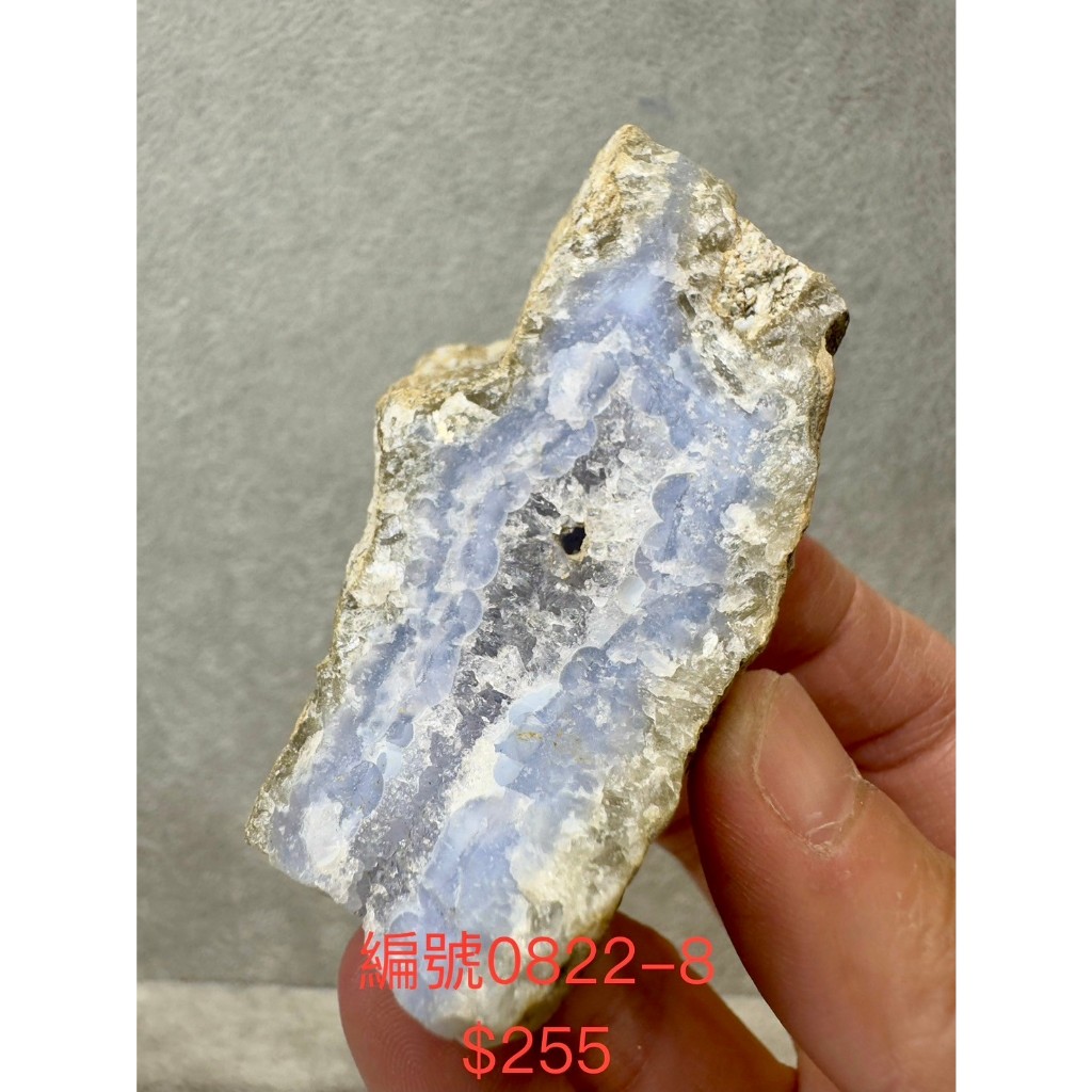 藍紋瑪瑙(#Blue Lace Agate) ~來自馬達加斯加| 蝦皮購物