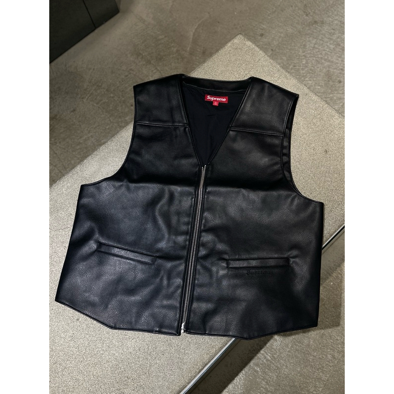 TS]Supreme Toy Machine FAUX LEATHER VEST背心| 蝦皮購物
