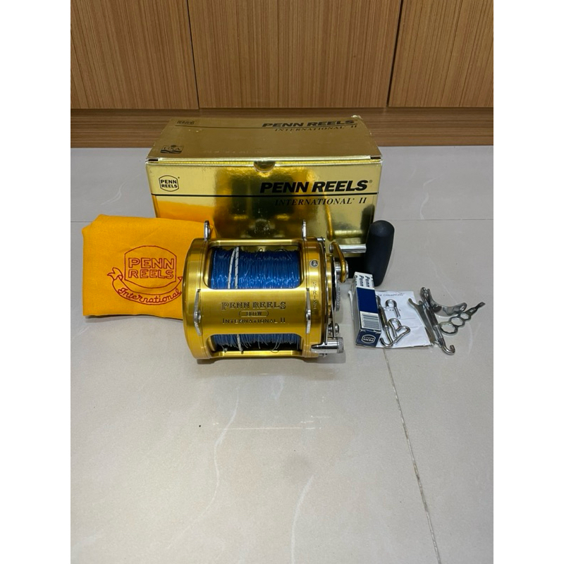 PENN REELS INTERNATIONAL Ⅱ 80TW 金PENN 80 TW 鼓式捲線器放