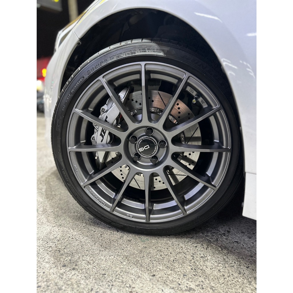 【捌貳】DG FG17 璇壓輕量化 17吋鋁圈 5孔112 5孔114.3 5孔100 消光鐵灰 實車照 | 蝦皮購物