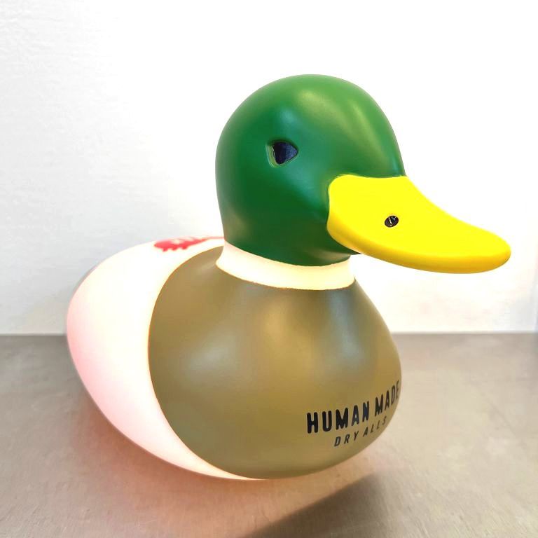 BLACK全新HUMAN MADE雁鴨觸碰式七色燈光夜燈RUBBER DUCK LAMP