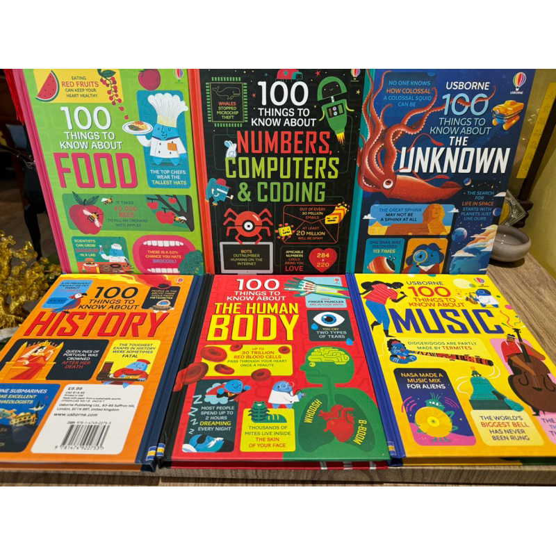 現貨Usborne 100 Things to Know About 11冊最新精裝版100大發現系列
