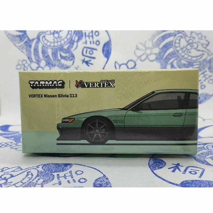 Tarmac Works Nissan Silvia S13 Vertex Edizione Speciale 1:64 Diecast Rosso Sigillato