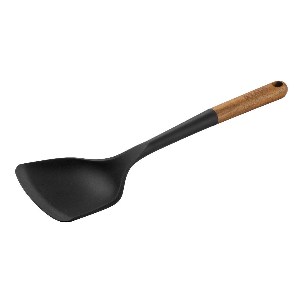 【Sunny Buy 生活館】Staub 矽膠鍋鏟 木頭把手 中式炒鍋 平底鍋 不沾鍋適用 | 蝦皮購物