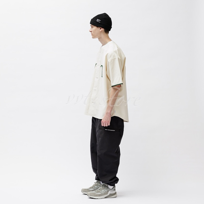 WTAPS 24SS LEAGUE / SS / COTTON. SATIN. SPINA 短袖襯衫棒球衫