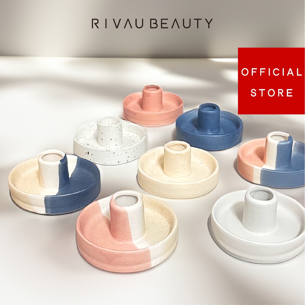 RIVAU BEAUTY】陶瓷聖木架｜蠟燭台飾品盤秘魯聖木盤聖木棍香台線香座