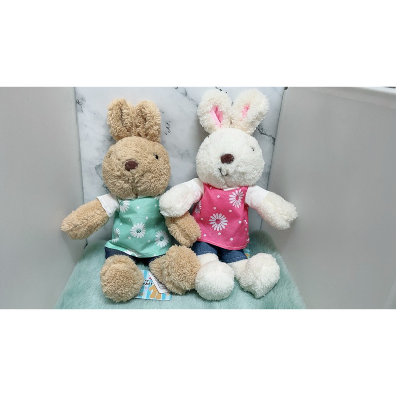 =浣熊部屋=全新Joy Rabbit 歡樂兔娃娃 法國兔 德國兔 兔子玩偶 小白兔 娃娃 | 蝦皮購物