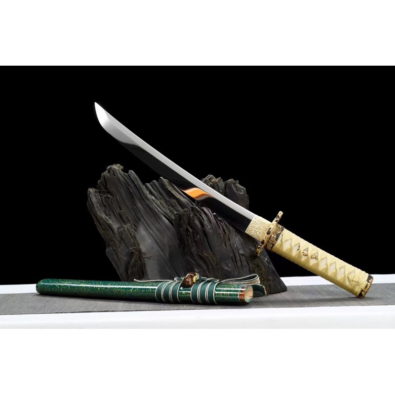 【廠家直銷】鏡面鋒鋼《莲华》短刀 居合道練習 武士刀 打刀 Katana 太刀 金屬刀劍 收藏擺件 龍泉刀劍硬刀 未開刃 | 蝦皮購物