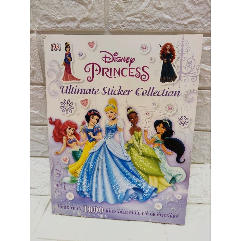 Disney Princess Ultimate Sticker Collection 公主遊戲貼紙書 | 蝦皮購物