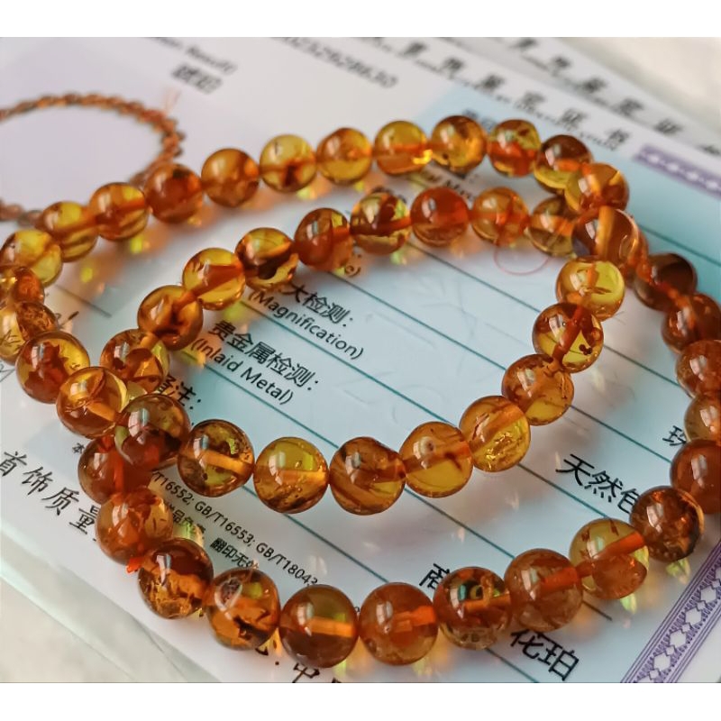 raraprecious♡ 花琥珀 天然琥珀＞ブルーアンバー 蓮の花 インタリオ Amber Intaglio