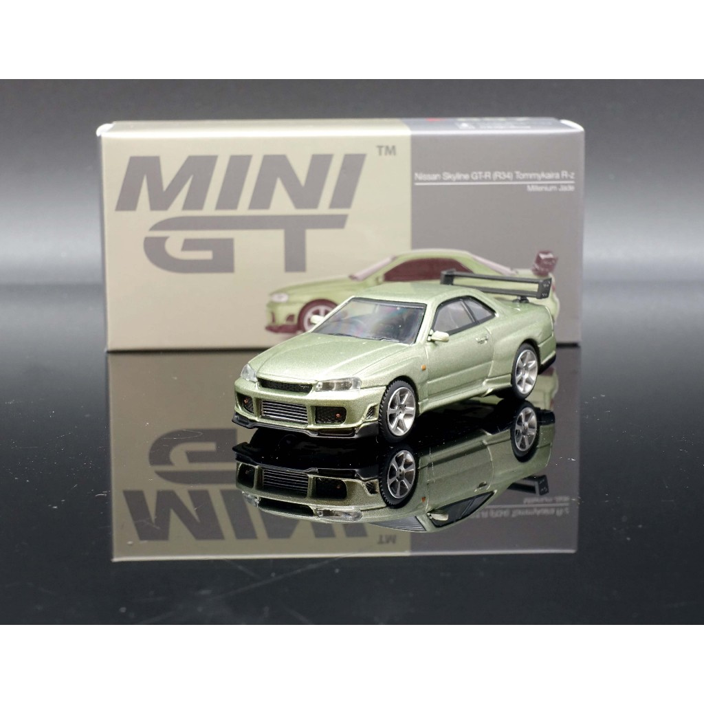 MASH 現貨特價 Mini GT 1/64 Nissan GT-R R34 R-z Jade #697 右駕 | 蝦皮購物