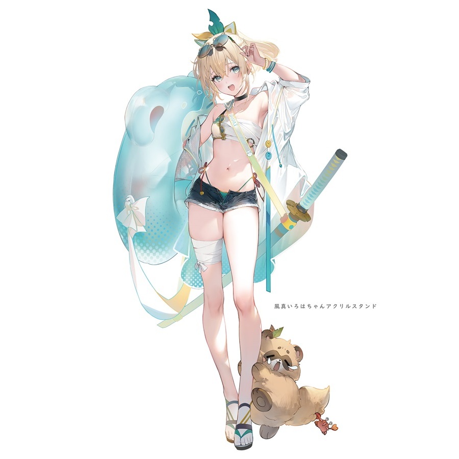 風真いろは 等身大タペストリー ホロライブ うみぼうず C101 風真