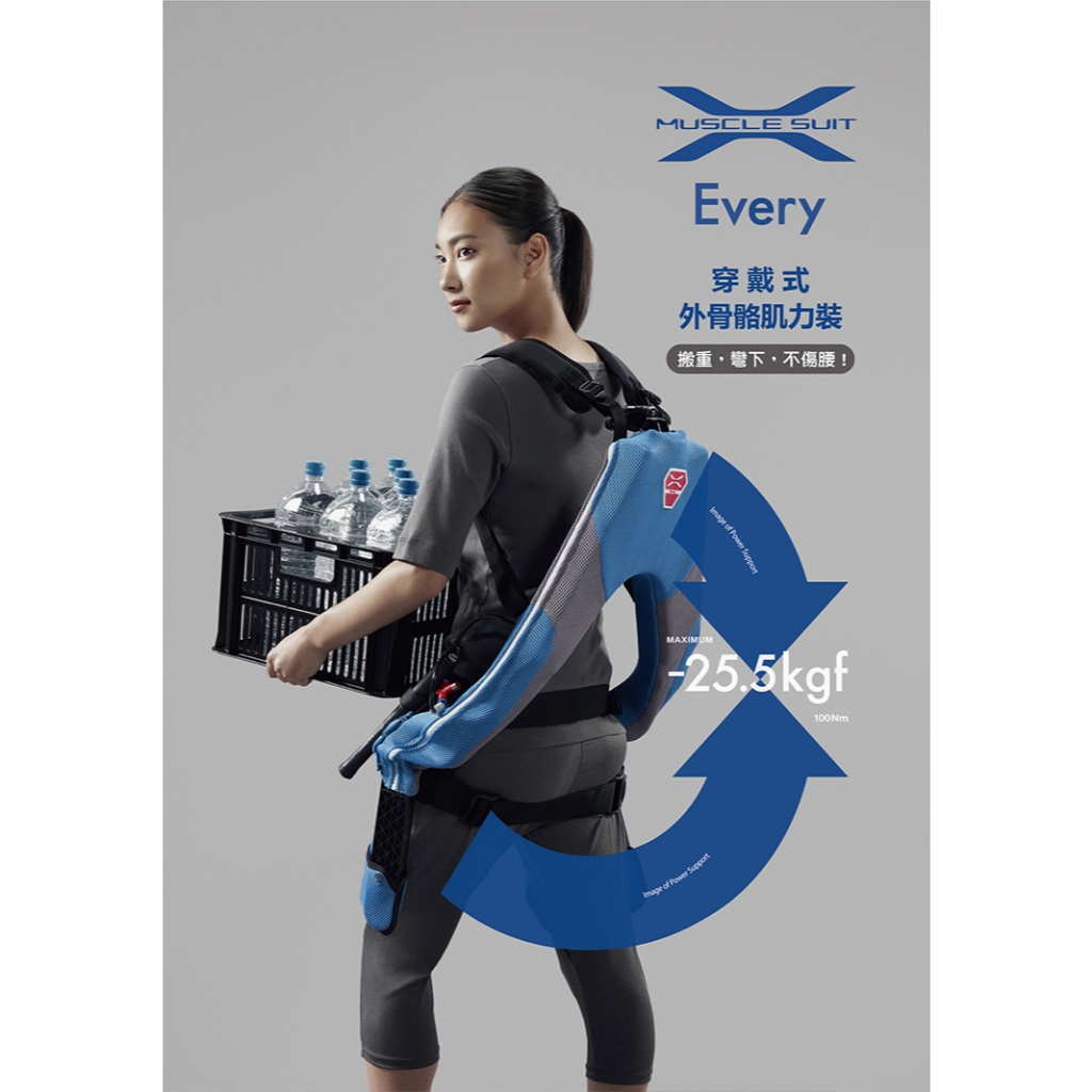 INNOPHYS Muscle Suit Every 外骨骼肌力裝(搬運輔助衣) 肌力裝具搬運重