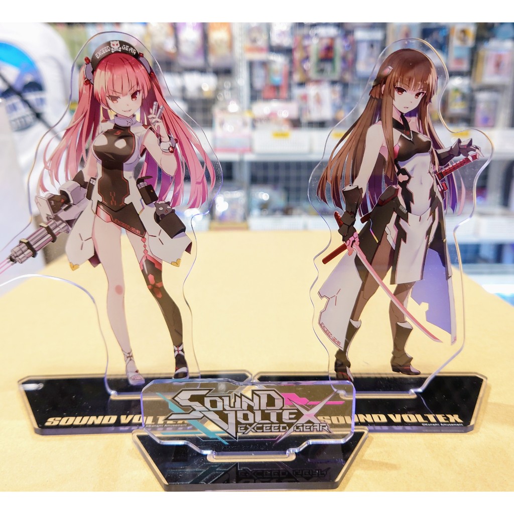 SDVX】日本限定紅刃戀刃立牌交換景品SOUND VOLTEX EXCEED GEAR