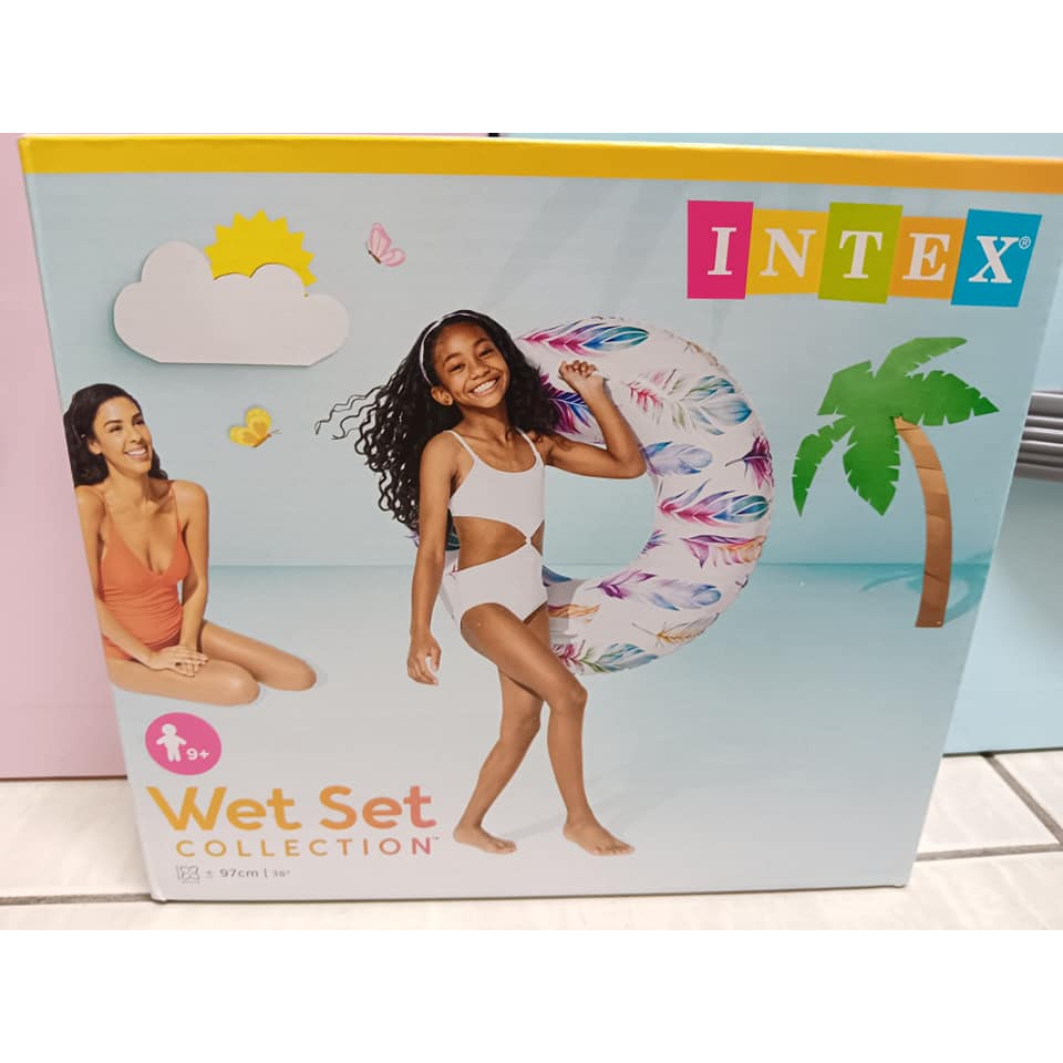 (只要$130) INTEX 58263 雙手把彩色充氣游泳圈 坐圈 浮圈 夏天玩水/游泳/戲水 | 蝦皮購物