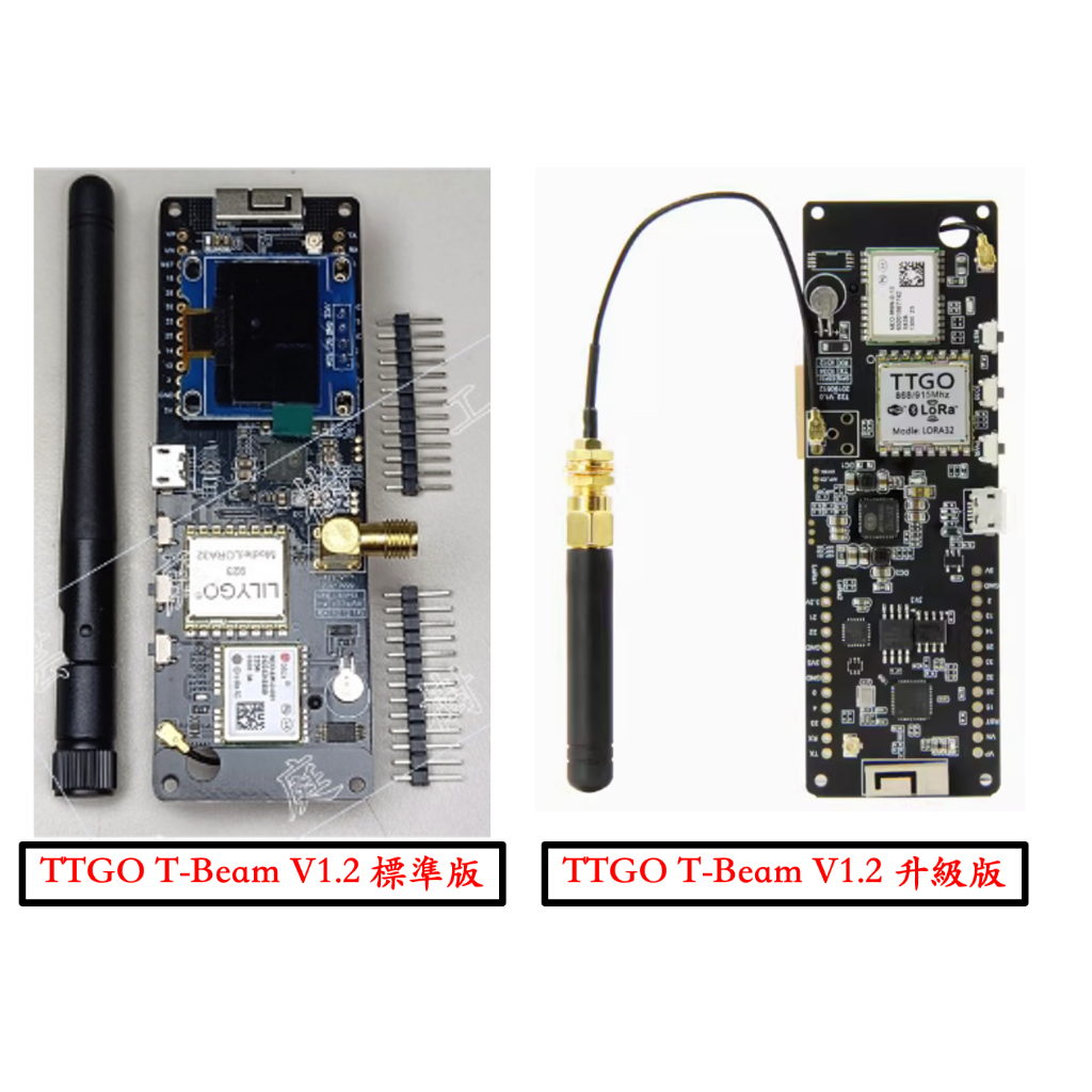 TTGO T-BEAM V1.2 Meshtastic Carte développement LoRa 433 MHz SX1278