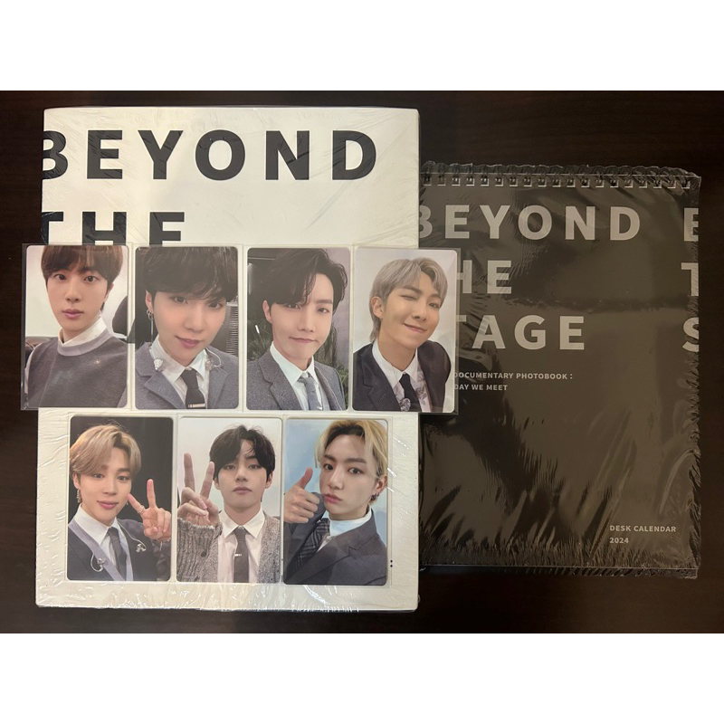 現貨BTS 防彈少年團BEYOND THE STAGE 紀錄片寫真書年曆柾國泰亨智旻Wv