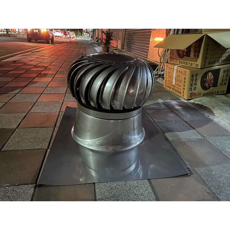 [新竹製造]20吋/22吋 風球 自然通風球/屋頂通風器/304不銹鋼球型空氣對流器/免電力通風器 通風球 自然風 | 蝦皮購物