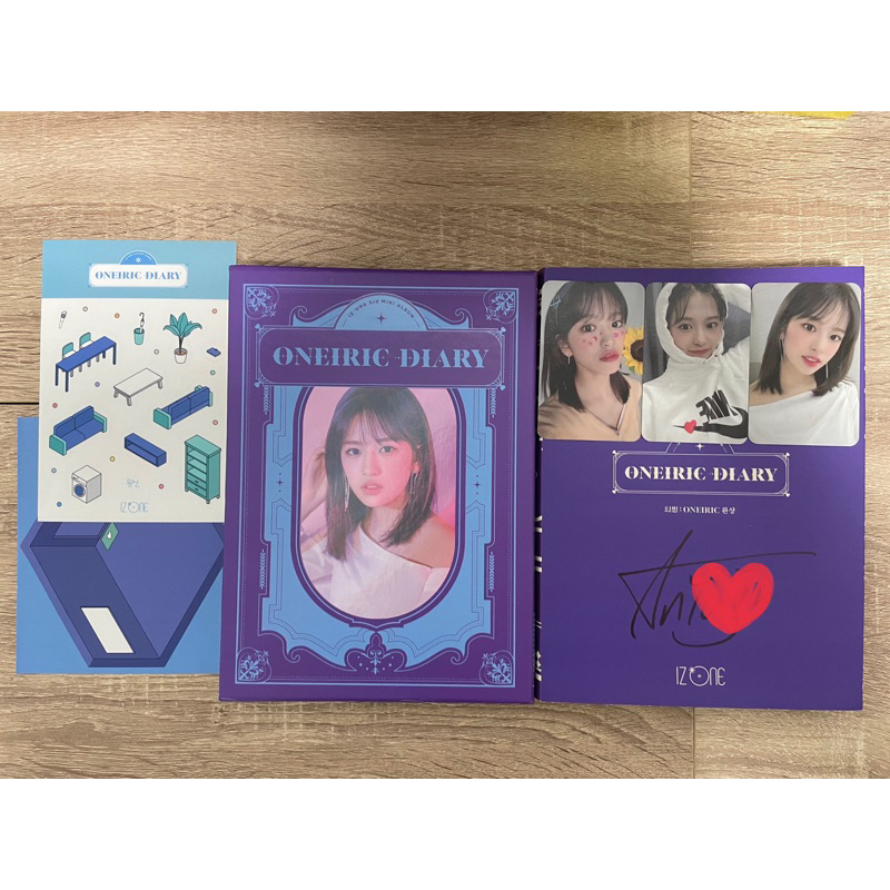 簽專配專IZ*ONE IZONE 迷你三輯Oneiric diary 幻想日記3D 專輯小卡兪真