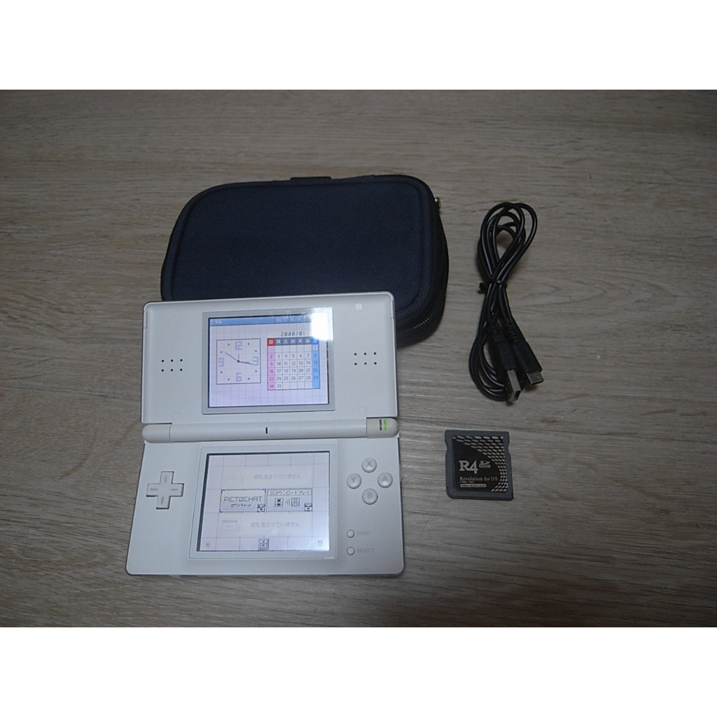 二手- 任天堂 NDS NDSL 掌上型 遊戲 主機 附變壓器+R4卡 | 蝦皮購物