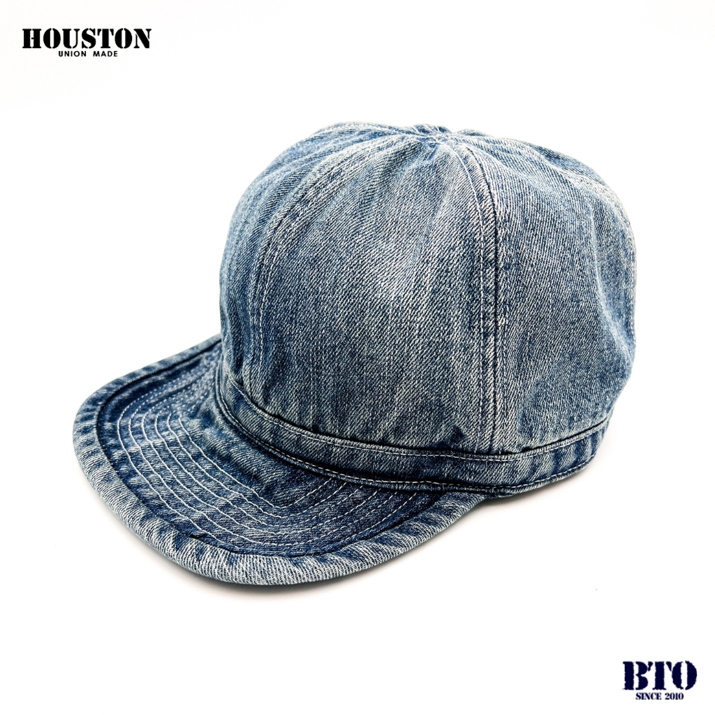 [BTO] 日本【HOUSTON】DENIM ARMY CAP 12oz丹寧水洗戰俘帽 機修帽 POW CAP | 蝦皮購物