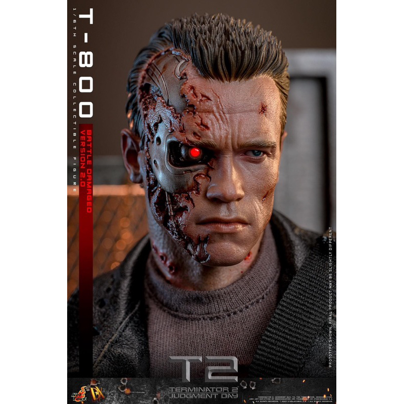 頑聚同樂會預購HOT TOYS DX46 魔鬼終結者2 T-800 戰損款2.0 阿諾史瓦辛