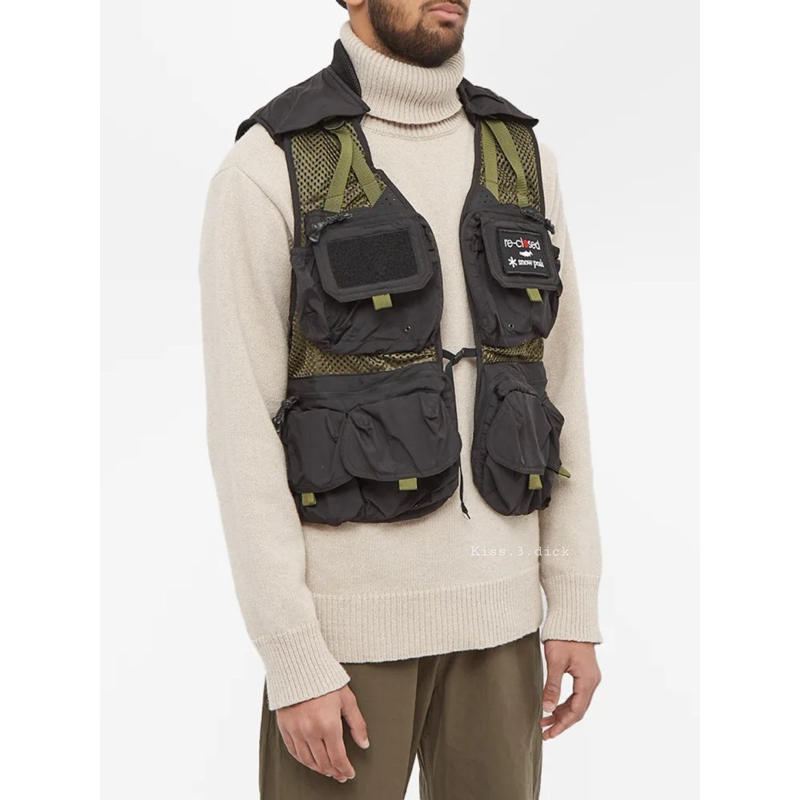 🇯🇵Snow peak x TONEDTROUT Flexible Guide Vest One Olive 釣魚背心