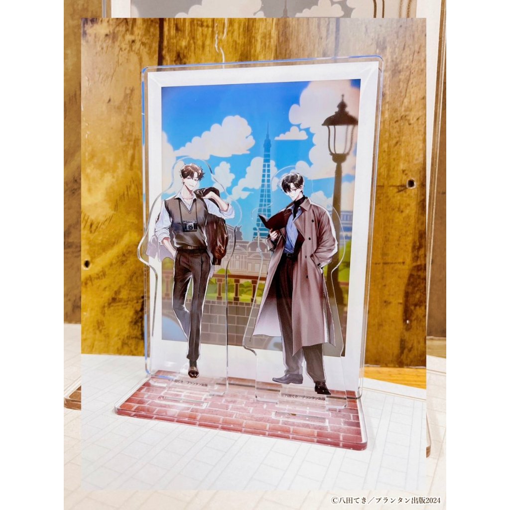 現貨】八田てき紙の舟で眠る在紙船中入眠POP UP SHOP 壓克力立牌／繪卡