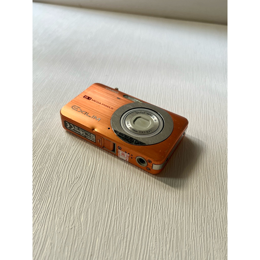 Casio Exilim Zoom EX-Z85復古CCD數位卡片相機橘| 蝦皮購物