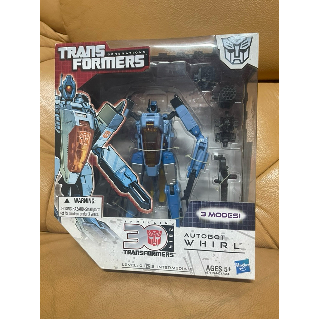 [店小二]現貨 正版 全新 絕版 hasbro 變形金剛 三變形 30週年 巡弋戰將 旋刃 v級 世代系列 | 蝦皮購物