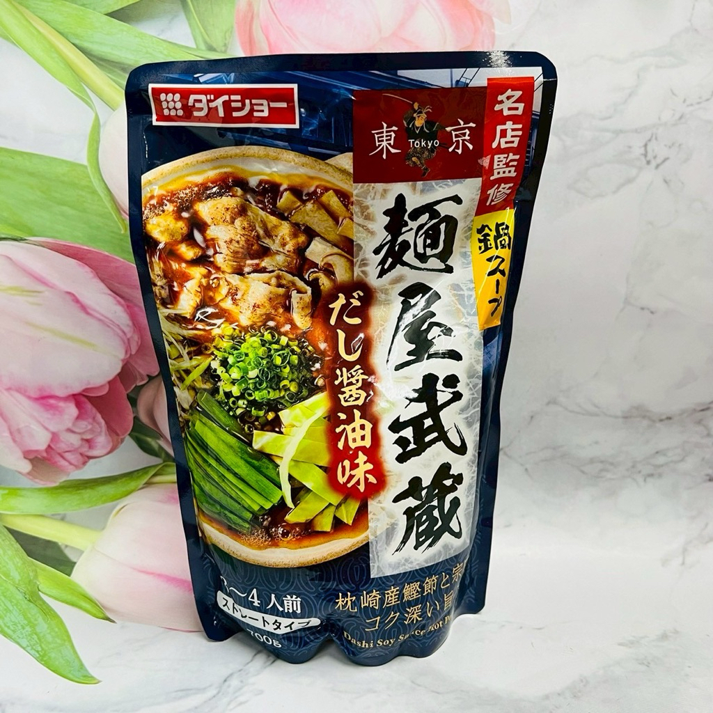 [大貨台日]日本 DAISHO 大昌 火鍋湯底 東京 大將武藏 麵屋武藏 醬油風味 700g | 蝦皮購物