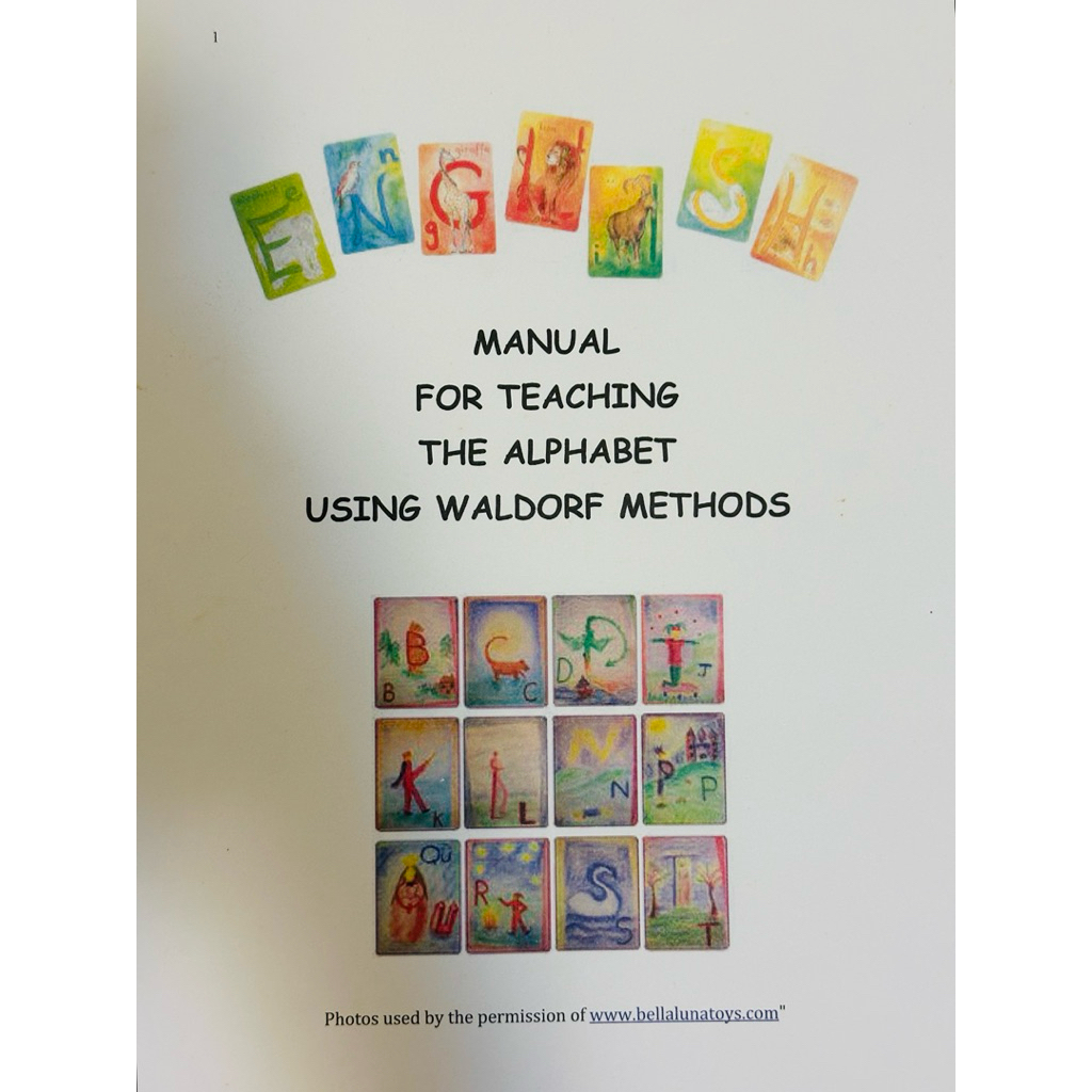 Manual For Teaching The Alphabet Using Waldorf Methods | 蝦皮購物