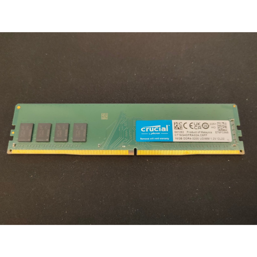 thumbnail image 2 of A-Tech 16GB DDR4-3200 DIMM Desktop RAM – Equivalent To Crucial CT16G4DFRA32A 2 of 3