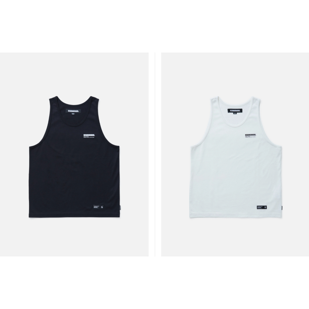 現貨]NEIGHBORHOOD CLASSIC TANK TOP 背心無袖背心全新L號黑白| 蝦皮購物