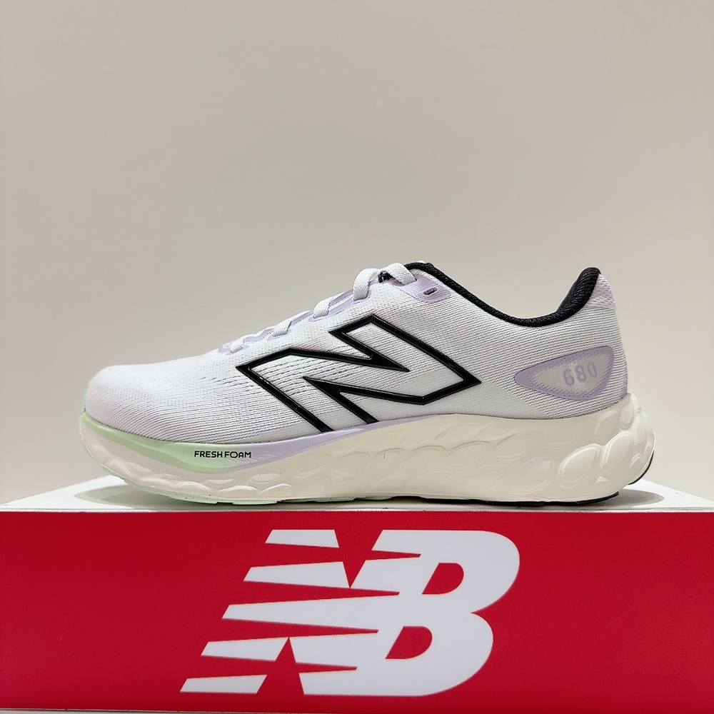 New Balance NB 680 女生 白色 D楦 舒適 透氣 緩震 運動 慢跑鞋 W680CW8 | 蝦皮購物
