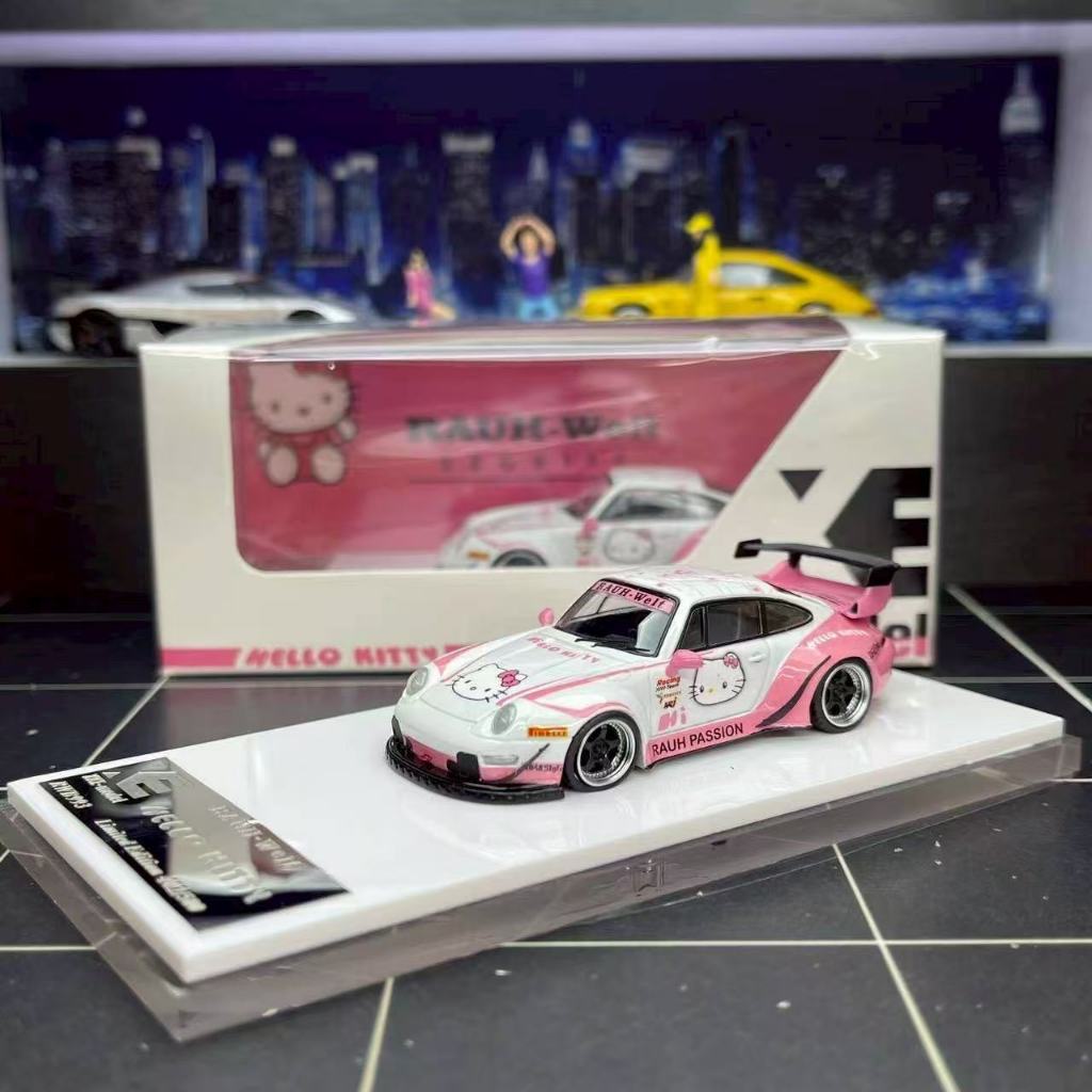 Modellino Porsche 930 RWB 1:64 Hot Wheels RLC Exclusive - Porsche 930 RWB, Pressofusa In Scala 1:64, Blu, Da Collezione Aero Lift