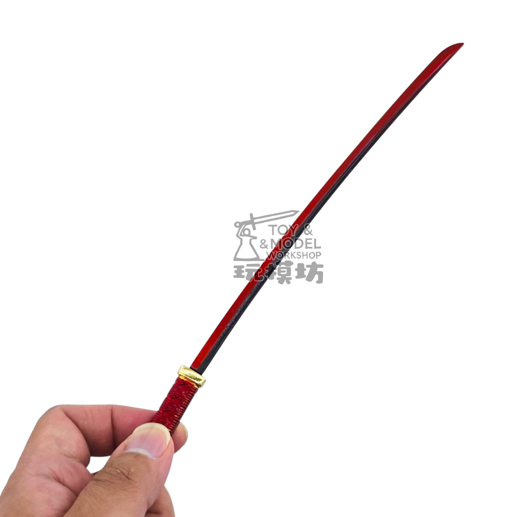 橘右京-復讐の刃 武具　刀装具　日本刀　模造刀　居合刀 現貨- 送刀架】『 修羅刀- 橘右京』26cm 鋅合金材質玩模坊模型No.4683
