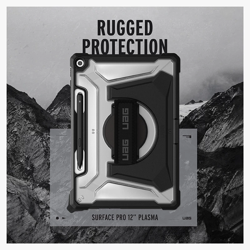 UAG 經典軍規耐衝擊 Surface Pro 12 (12 吋,2025) 保護殼, 透明