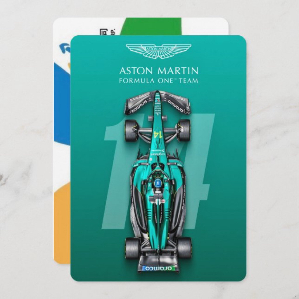 F1賽車 Fernando Alonso 悠遊卡 (實體悠遊卡、非貼紙）：Aston Martin車隊 | 蝦皮購物