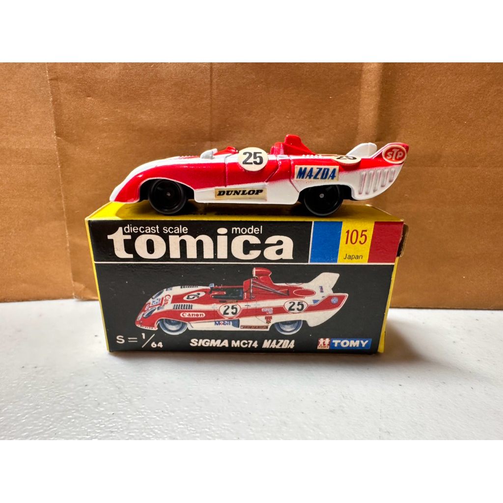[現貨]Tomica 多美 日製 黑盒 外國車 No.105 SIGMA MC74 MAZDA | 蝦皮購物
