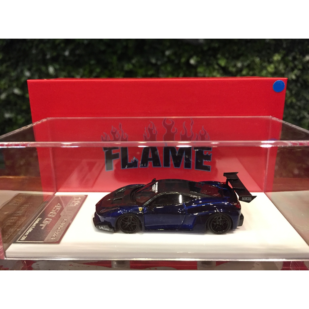 1/64 Flame LBWK Ferrari 458 GT Metallic Blue【MGM】 | 蝦皮購物