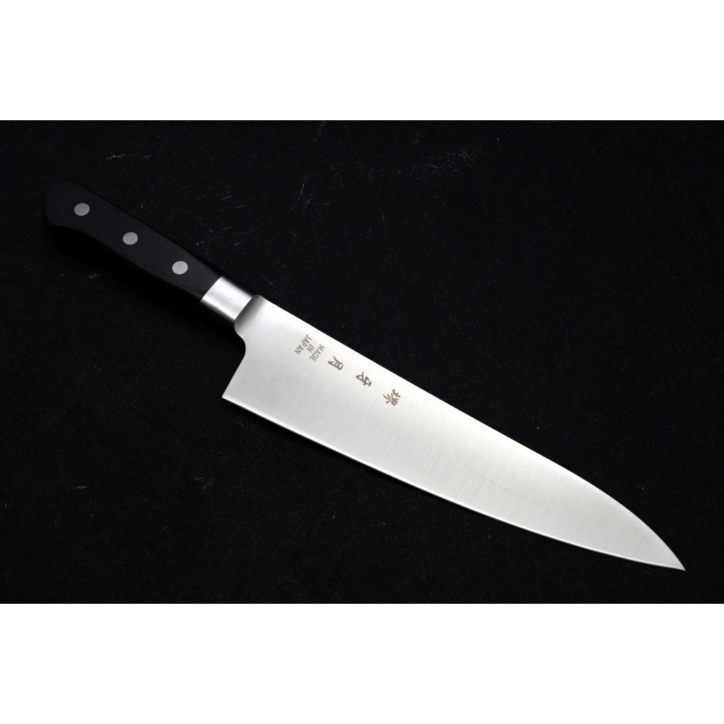 💖堺牙月💖【銀三鋼西式牛刀21cm 口金柄】日本製廚房刀具八煌刃物