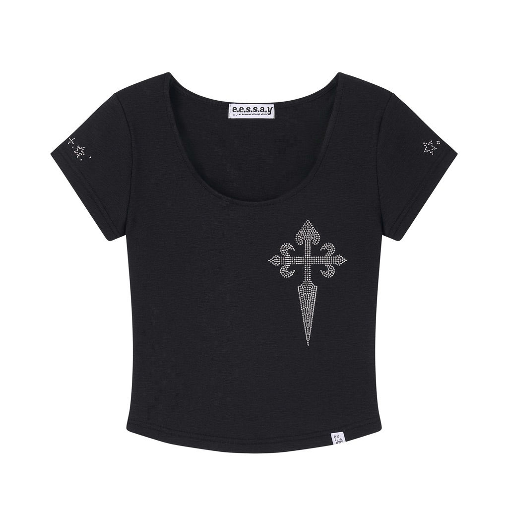 ☆韓国の人気☆【eessay】☆MY RABBIT T SHIRT☆Tシャ.ツ☆ MUSINSA公式 | EESSAY Rabbit T-Shirt - Black