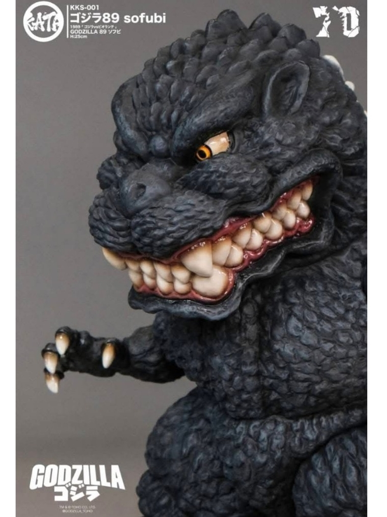怪獸放題】已拆好物🔥肩胛頭KATA KKS-001 哥吉拉1989 sofubi 彩膠台灣