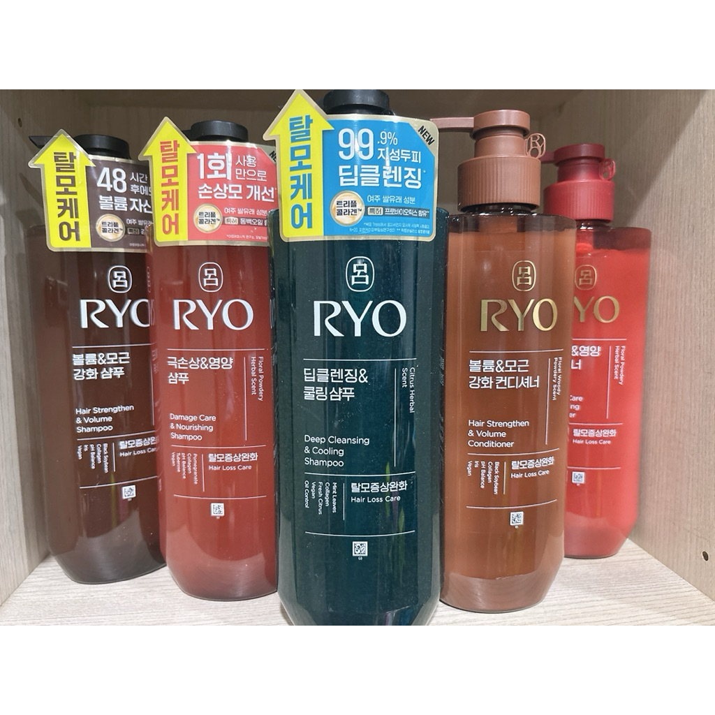 現貨 ️韓國 Ryo 呂 洗髮精 592ml 紅呂 紅瓶 綠呂 綠瓶 棕呂 棕瓶 Ryoe 洗髮精 洗髮。潤髮乳 | 蝦皮購物
