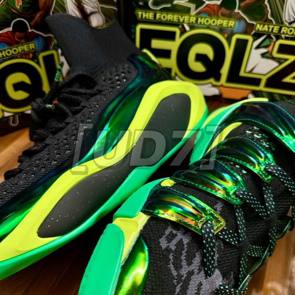 UD7] 現貨EQLZ 義闊360 247 Nate Robinson 聯名氪星人黑綠超臨界籃球鞋