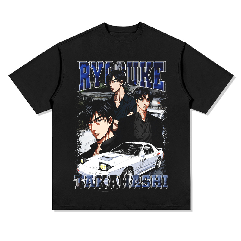 非売品 頭文字D Tシャツ 文太 藤原拓海 樹 啓介 高橋涼介 頭文字D」ツーリングTシャツ【藤原拓海Ver.】/【高橋涼介Ver