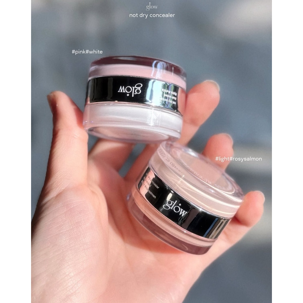現貨🔥眼下乾易卡紋必備！官方正貨🇰🇷彩妝師推薦 glow雙色遮瑕膏 提亮 保濕滋潤 輕薄好推！黑眼圈 痘印 奶油肌 | 蝦皮購物