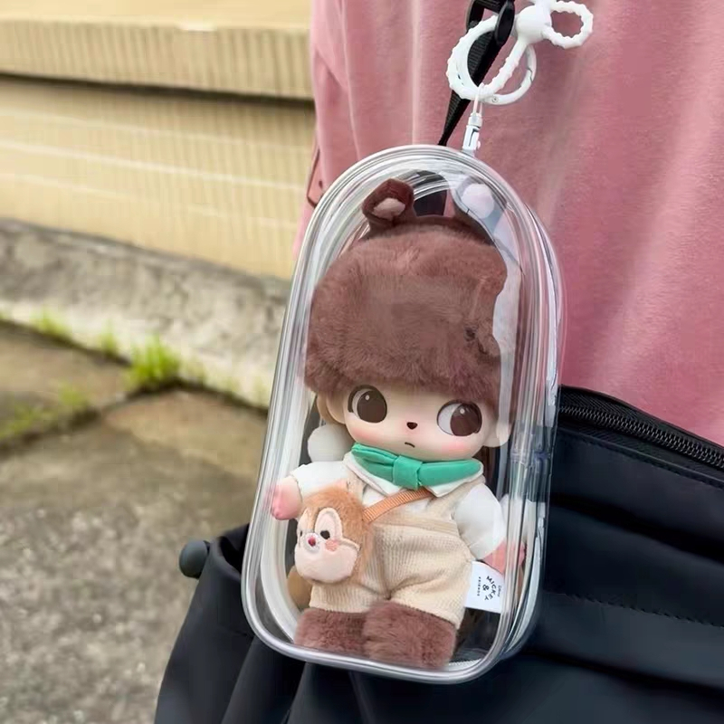 台灣出貨⭐星星人娃包 19cm娃包 DIMOO遛娃包 拉布布 周可可娃包 痛包 曬娃包 娃娃外出包 娃娃收納包 | 蝦皮購物