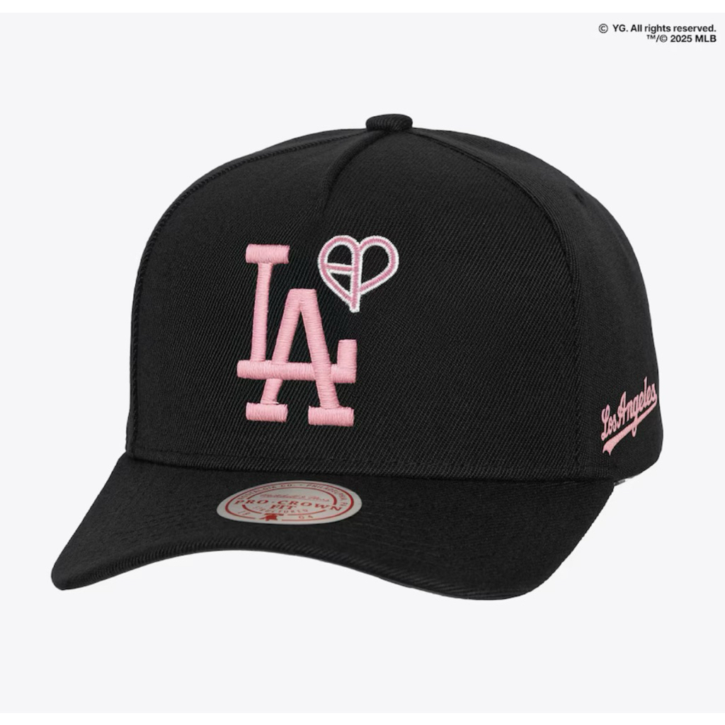 現貨補貨】Blackpink x Mitchell & Ness聯名帽子Lisa同款Snapback Hat